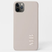 Custom Light Ecru Beige neutrale Creme farbig Case-Mate iPhone Hülle (Rückseite)