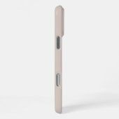 Custom Light Ecru Beige neutrale Creme farbig iPhone Hülle (Rechte Seite)