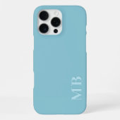 Custom Light Soft Türkis blau gefärbt iPhone Hülle (Rückseite)