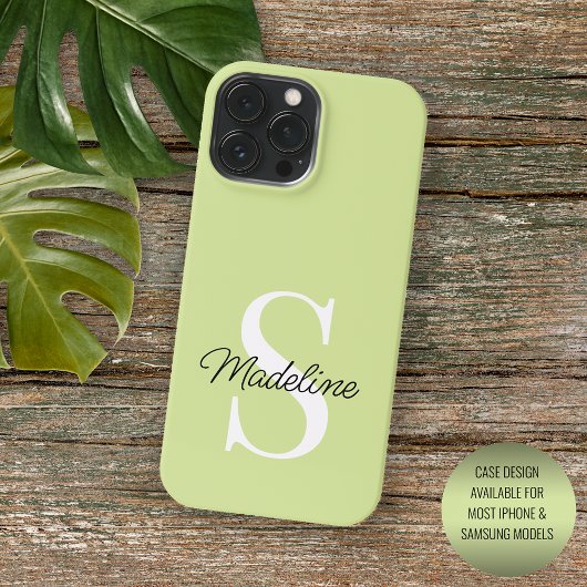 Custom Light Summer Chartreuse Lime Green Yellow Case-Mate iPhone Hülle