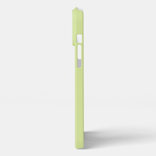 Custom Light Summer Chartreuse Lime Green Yellow iPhone Hülle (Linke Seite)
