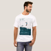 Custom Lighthearted Beerdigungshemd für Memorial T-Shirt (Vorne ganz)