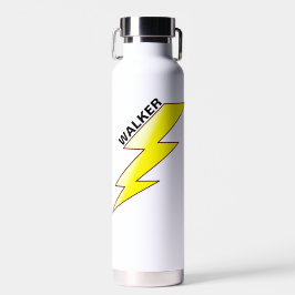 Custom Lightning Bolt for Boys - Personalized Name Trinkflasche