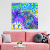 Custom Lila Blue Melt Leinwand Art (Insitu (Wohnzimmer))