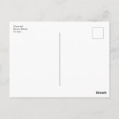 Custom Lila Bokeh Light & Typografie 32 UAWG Postkarte (Rückseite)