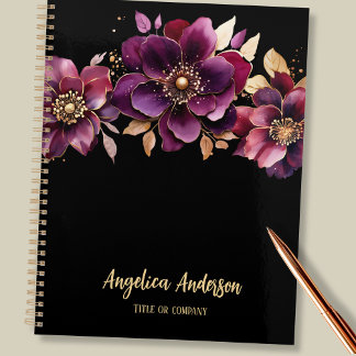 Custom Lila Floral Planer
