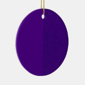 Custom Lila Glitzer Side Ornament (Rechts)