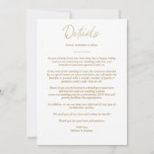 Custom Lilac Elegant Garland Wreath Wedding Save The Date (Rückseite)