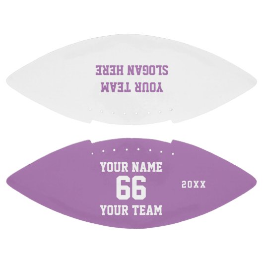 Custom liliaball Football mit Name, Nummer, Team (Paneele)