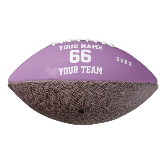 Custom liliaball Football mit Name, Nummer, Team (Gedreht 270)