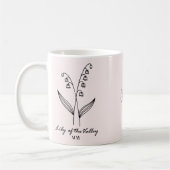 Custom Lily of the Valley Individuelle Name Tasse (Links)
