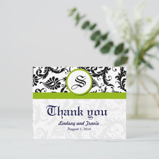 Custom Lindsay Dankeskarte (Stehend Vorderseite)