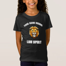 CUSTOM Lion Mascot | Gelbes Gold - Uni der Schule T-Shirt