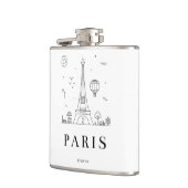 Custom Liquor Flask – Personalized Vinyl Flask for Flachmann (Links)