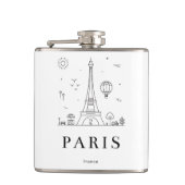 Custom Liquor Flask – Personalized Vinyl Flask for Flachmann (Vorderseite)