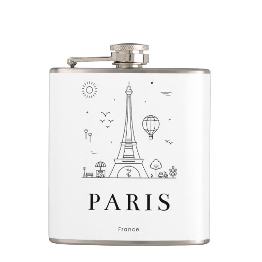 Custom Liquor Flask – Personalized Vinyl Flask for Flachmann (Vorderseite)