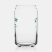 Custom Lissabon Portugal Estertext White Dosenglas (Links)