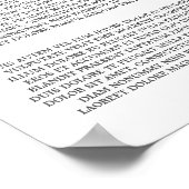 Custom Listing - Alcohol Menu Poster (Ecke)