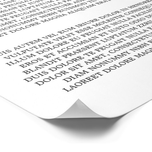 Custom Listing - Alcohol Menu Poster (Ecke)