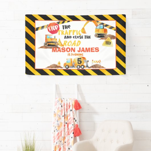 Custom Listing for Ciji - Construction Banner - WH (Insitu)