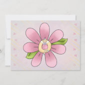 Custom Little Angel Geburtstagsparty Einladung (Rückseite)