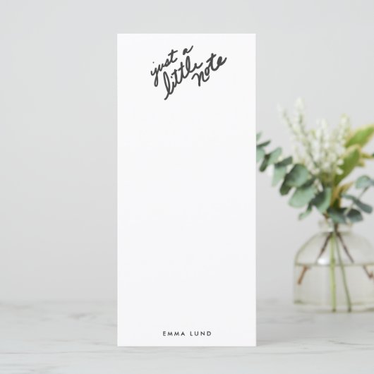 Custom Little Note Stationery (Stehend Vorderseite)
