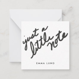 Custom Little Note Stationery Mitteilungskarte