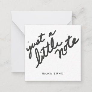 Custom Little Note Stationery Mitteilungskarte