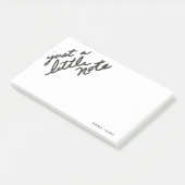 Custom Little Note Stationery Post-it Klebezettel (angewinkelt)