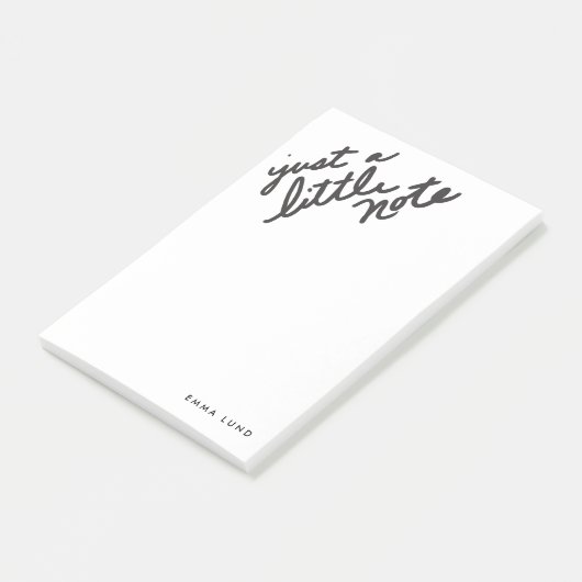 Custom Little Note Stationery Post-it Klebezettel (angewinkelt)