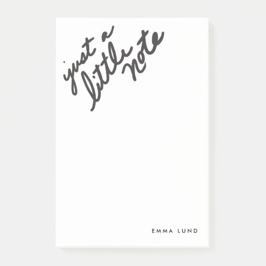 Custom Little Note Stationery Post-it Klebezettel (Vorderseite)
