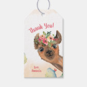 Custom Llama Geschenkanhänger (Vorderseite)