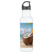 Custom Location Coco Loco Edelstahlflasche (Vorderseite)