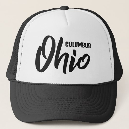 Custom Location Ohio Truckerkappe (Vorderseite)