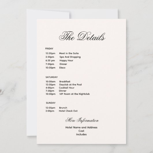 Custom Location Social Club Einladung (Rückseite)