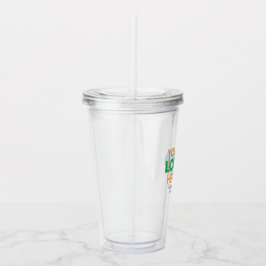 Custom Logo Acryl-Tumbler mit Stroh kein Minimum Acryltrinkbecher (Rechts)