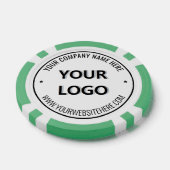 Custom Logo and Text Branded Poker Chips Example (Einzeln)
