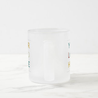 Custom Logo and Text Business Frosted Glass Coffee Mattglastasse
