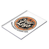 Custom Logo and Text Business Notizblock (Linke Seite)