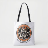 Custom Logo and Text Business Tasche (Vorderseite)