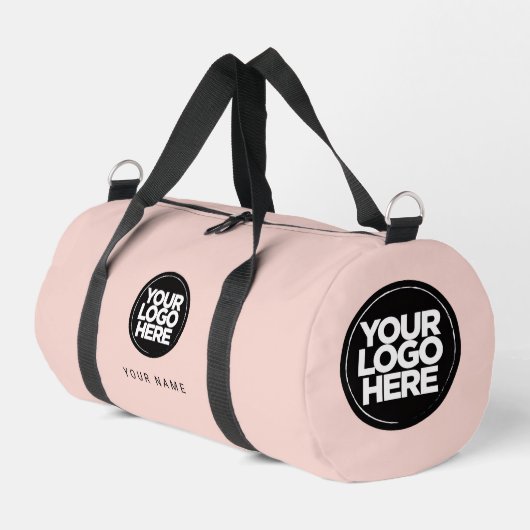 Custom Logo and Text Promotional Business Fitness Duffle Bag (Linke Seite)