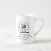 Custom Logo Bone China Corporate Promo mug Porzellantasse (Rechts)