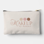 Custom Logo Branded Makeup Artist Cosmetic Bag Zubehörtasche (Rückseite)