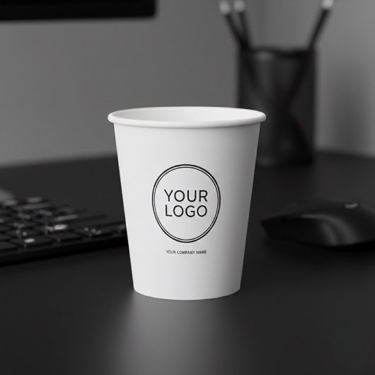 Custom Logo  | Business Branding Pappbecher
