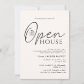 Custom Logo Business Open House Invitation Einladung (Vorderseite)