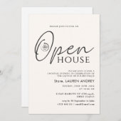 Custom Logo Business Open House Invitation Einladung (Vorne/Hinten)