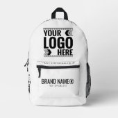 Custom Logo, Business or Brand Logo Personalized Bedruckter Rucksack (Vorderseite)