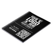 Custom Logo, Business or Brand Logo Personalized  Notizblock (Linke Seite)