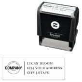   Custom Logo Business Self Inking Rubber Stamp Mo Permastempel (Beispiel)