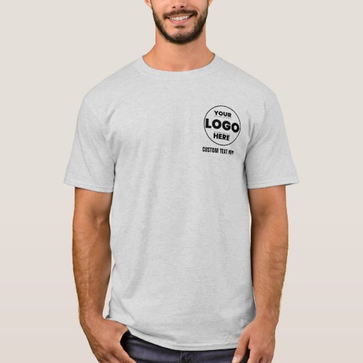 Custom Logo Business T-Shirt | Simple Branded Tee (Vorderseite)